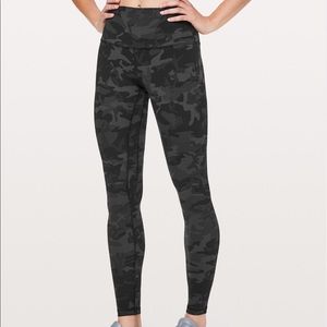 NWT lululemon align pant 28” incognito camo grey
